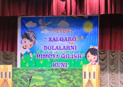 1-Iyun – Xalqaro bolalarni himoya qilish kuni munosabati bilan tashkil etilgan teatr tomoshasi bolajonlar uchun unutilmas bayramga aylandi.