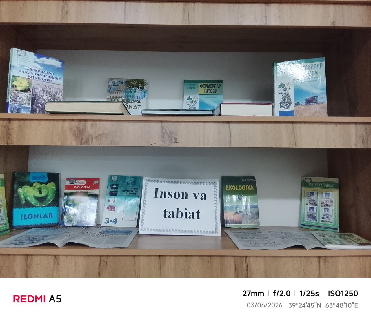 5-iyun “Jahon atrof muhitni muhofaza qilish” kuni.
