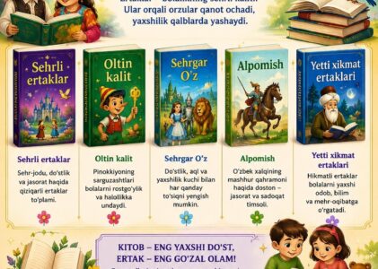 📚 Bolalar uchun tavsiya