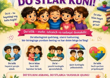 🤝 Doʻstlar kuni muborak! 🤝