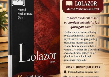 📚 Tavsiya etamiz!