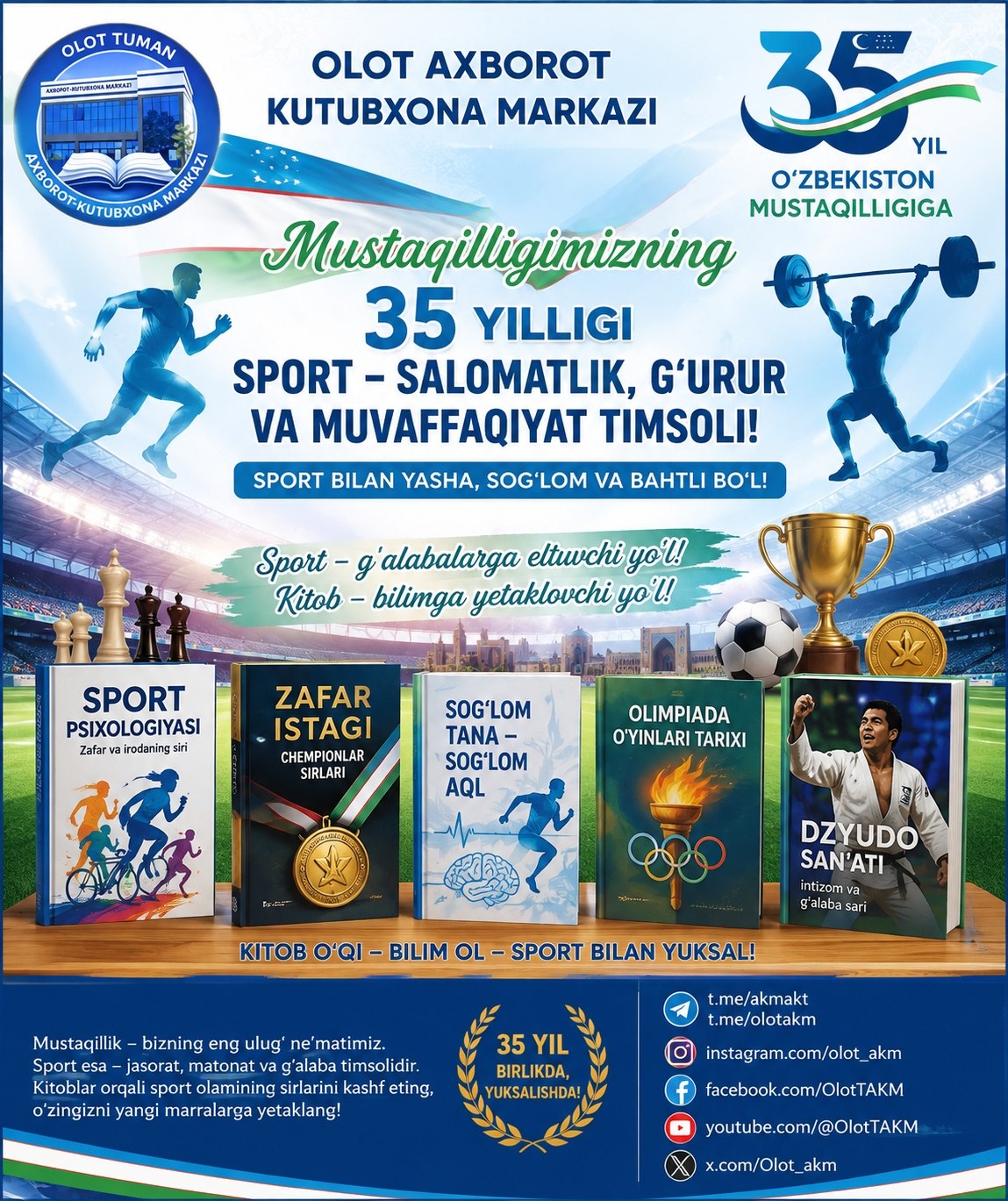 SPORT — SALOMATLIK, GʻURUR, VA MUVAFFAQIYAT GAROVI !